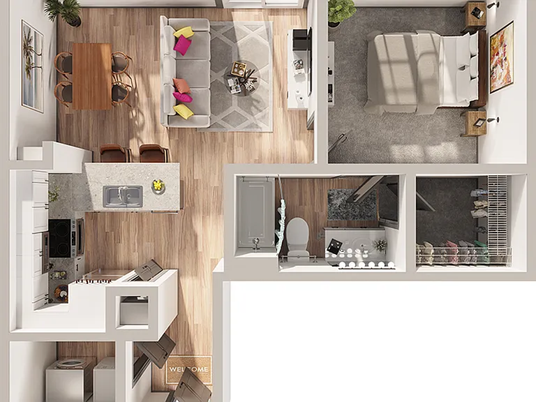 Legacy North - A1OC0 Floorplan Legacy North - A1OC0 Floorplan