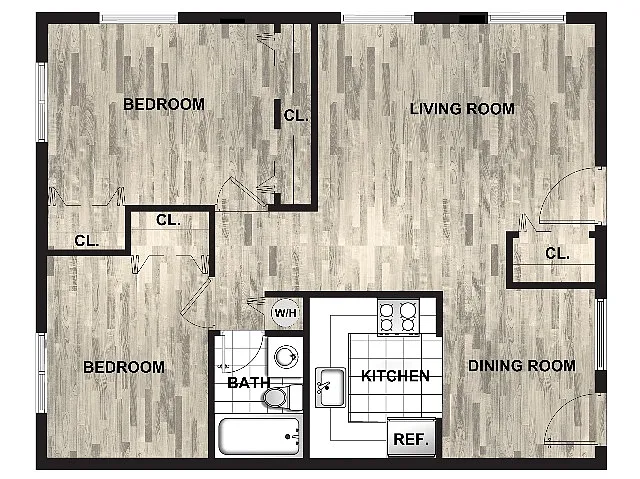 Floor plan Model D