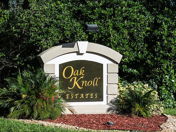 Oak Knoll Estates Sign