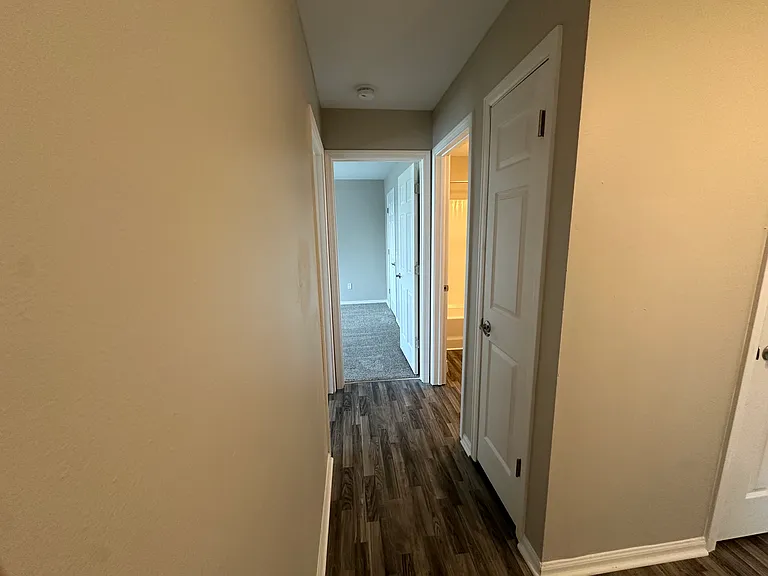 Two Bedroom Renovated- Hallway with Linen Closet