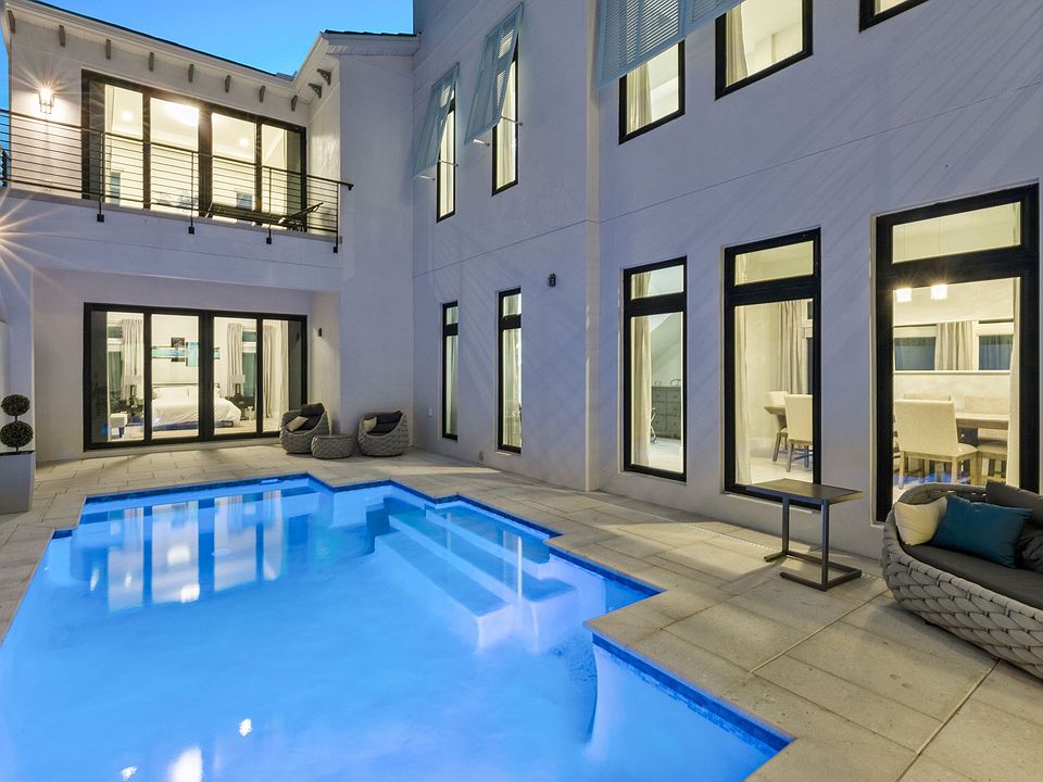 private pool at night