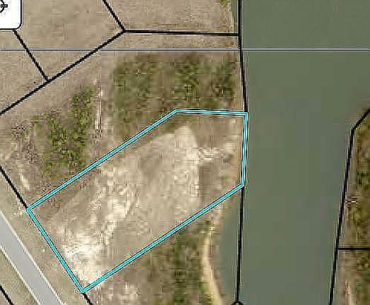 Ariel view of lot