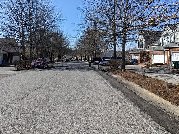 West view of the street in front of the home.