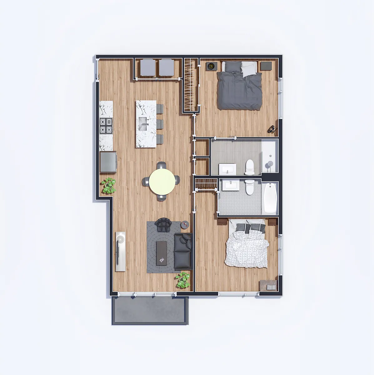 Floor plan REAR 02