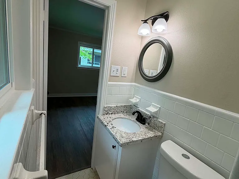 Primary attached bathroom