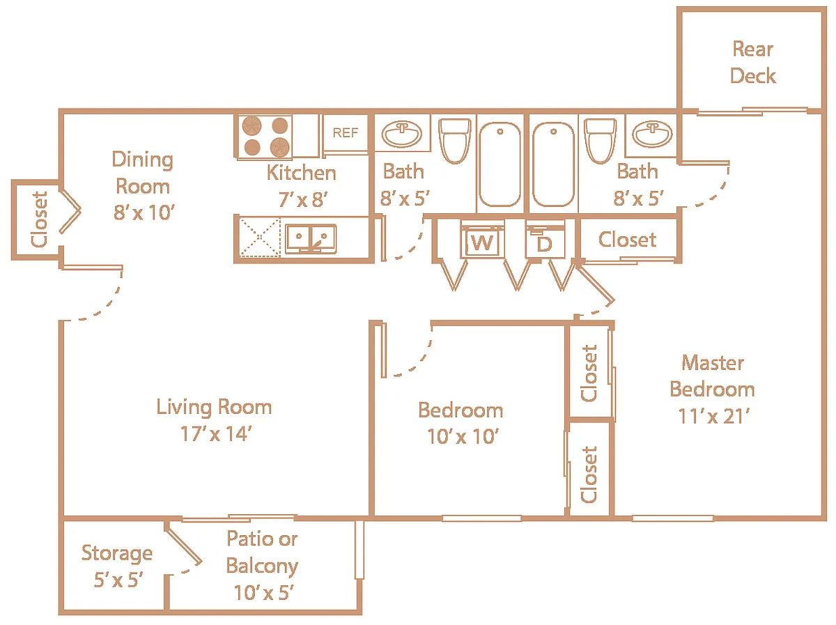 Floor plan The Peake