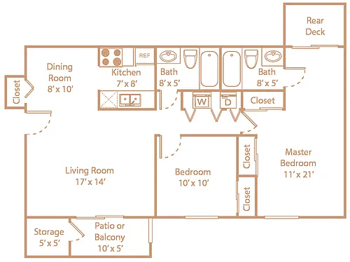 Floor plan The Peake