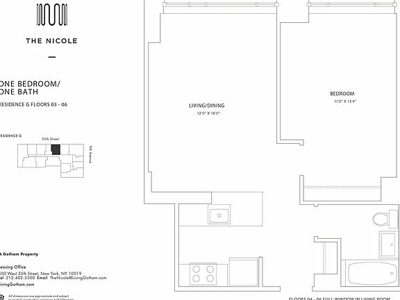 2nd image of 400 W 55th St APT 3G