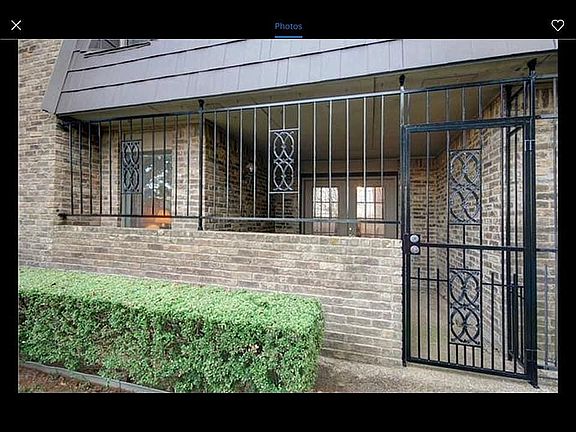 Secure covered back patio
