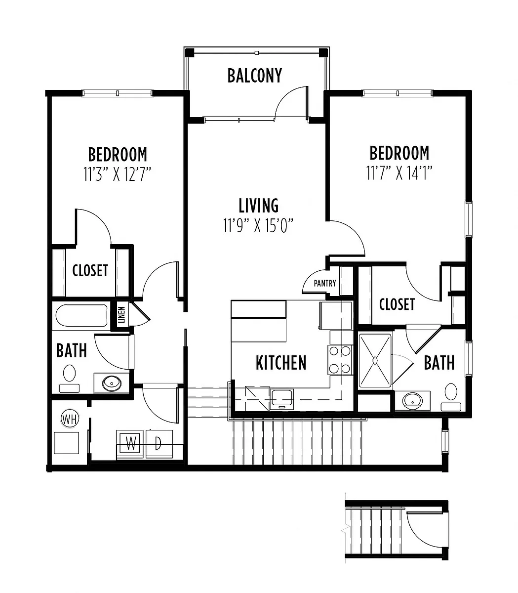 Floor plan Wolcott