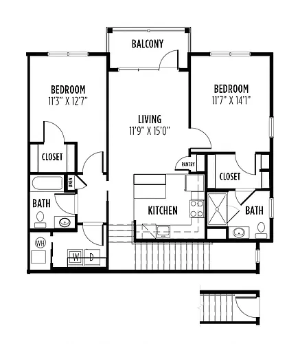 Floor plan Wolcott