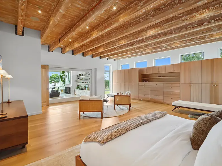 Direct access to a private outdoor patio.