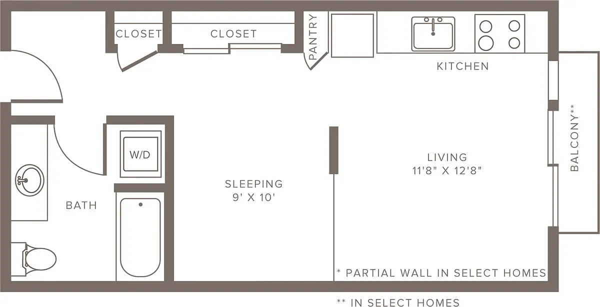 Floor plan S3 - Studio