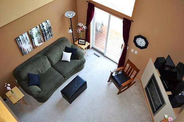 From the loft, looking over the grand Greatroom!