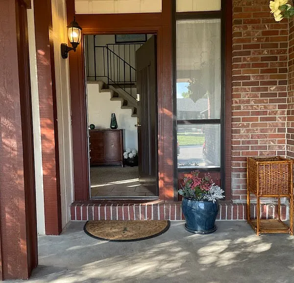 Front Entrance to this spacious, light-filled home with a great yard in a fantastic location.