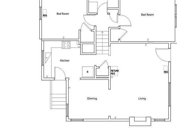 Floor plan - Rental unit