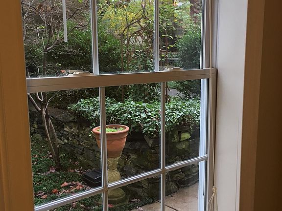 View from bedroom window