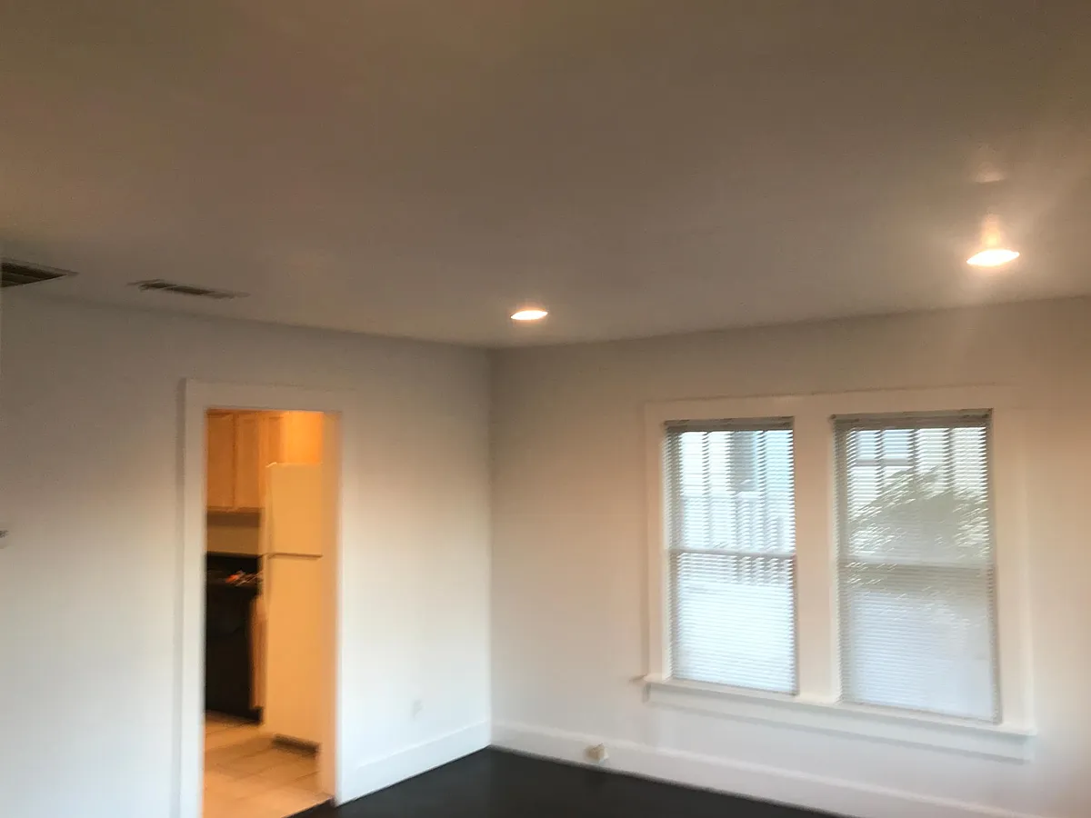 Living room from entry door - 4711 Byers Ave