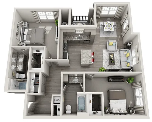 Floor plan B1