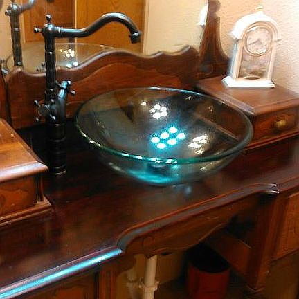 Master bathroom vanity 