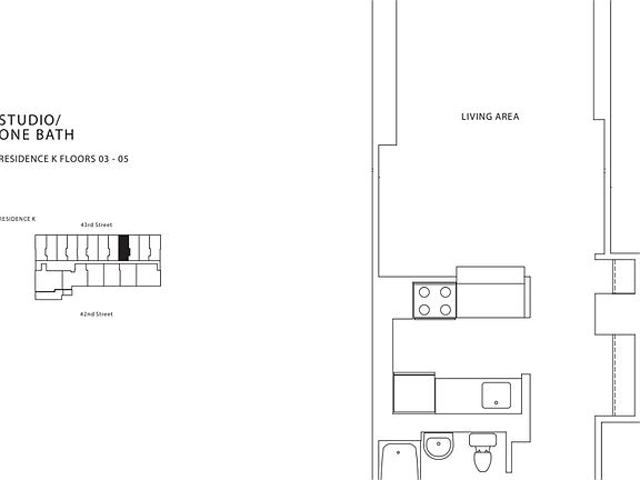 2nd image of 520 W 43rd St APT 3K