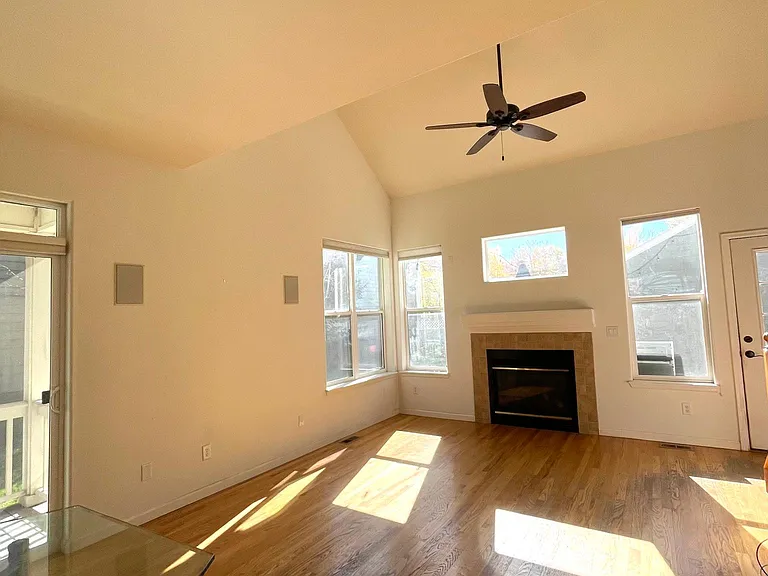 Hardwoods have been restained since photographed