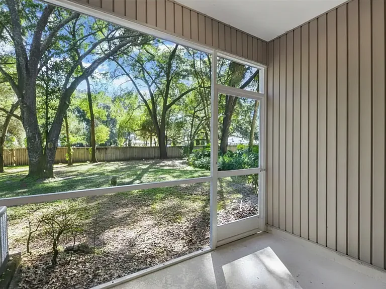 Covered patio
