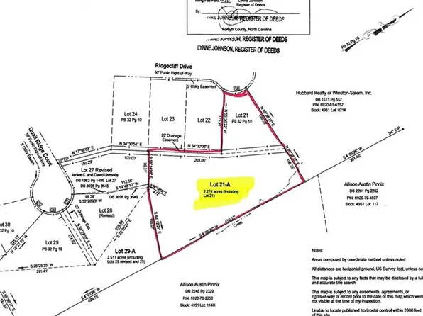 0 Ridgecliff Dr #21A, Rural Hall, NC 27045