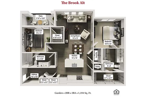 Floor plan The Brook Alt