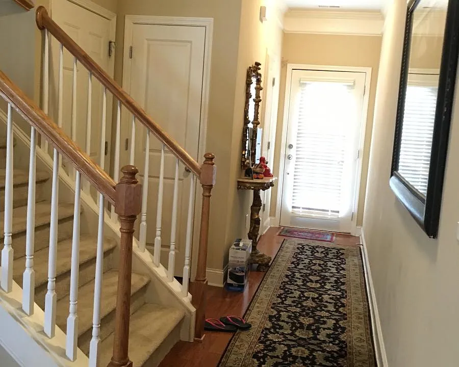 Foyer to the living room