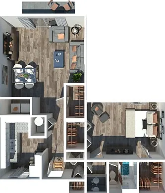 One Bedroom and One Bathroom One Bedroom and One Bathroom