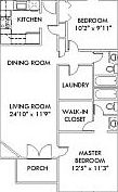 2nd image of 632 N Wendover Rd APT Q