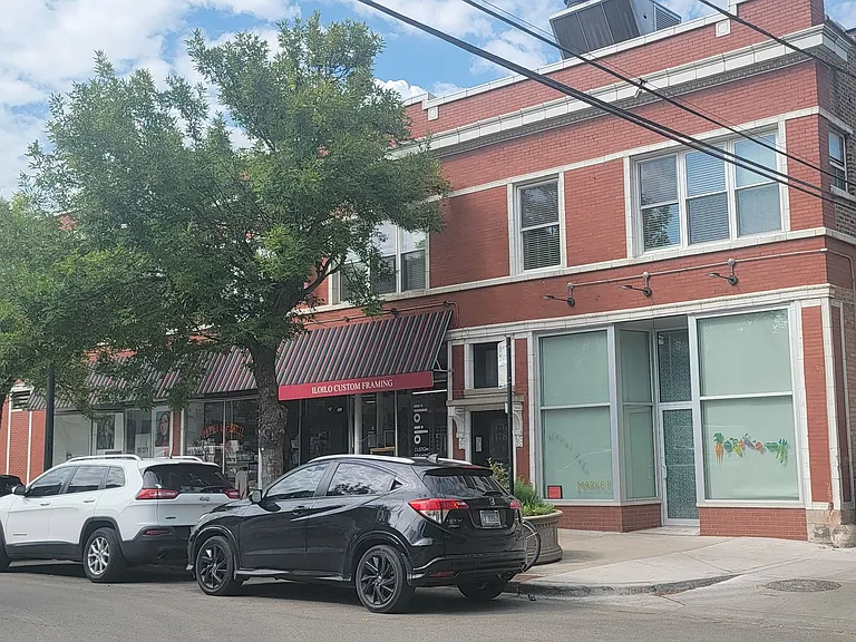 Berwyn side of the building. (facing south)