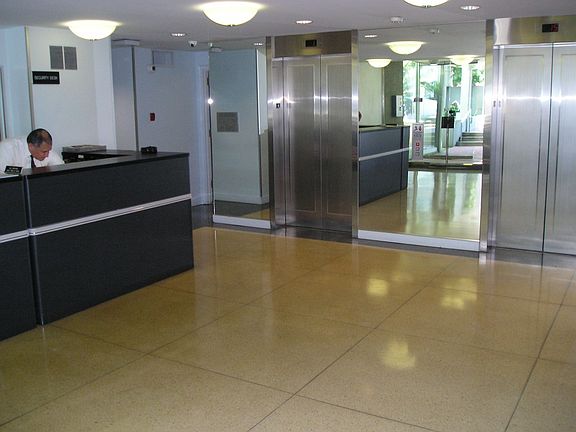 lobby w/door man