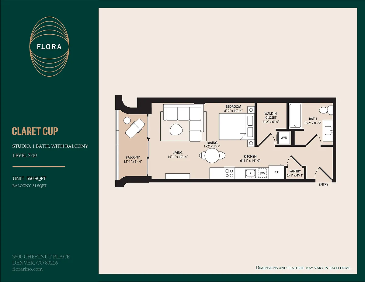 Floor plan Claret Cup