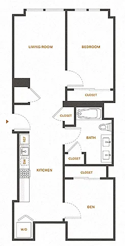 Floor plan 1 + DEN - F