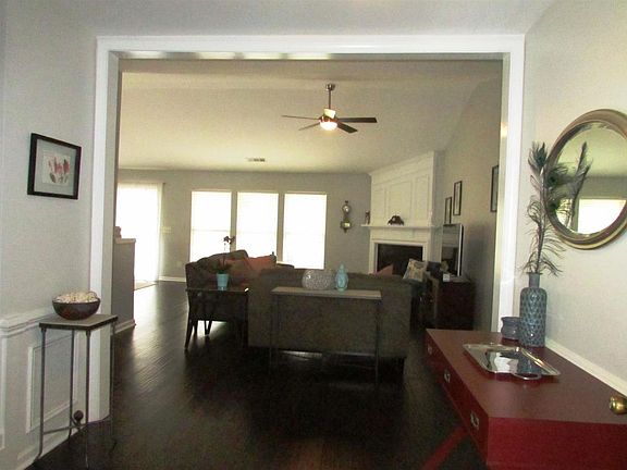 Large entry way opens up into the main living space