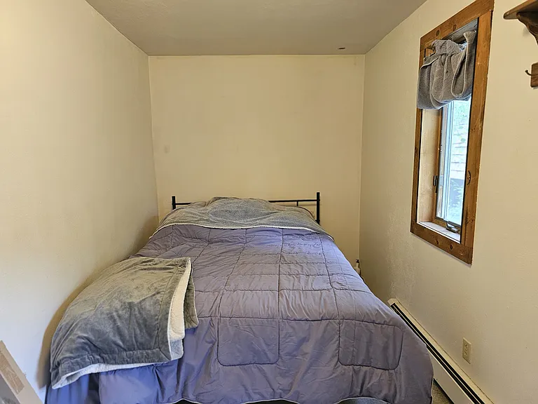 Bedroom- fits a queen bed with a large closet space