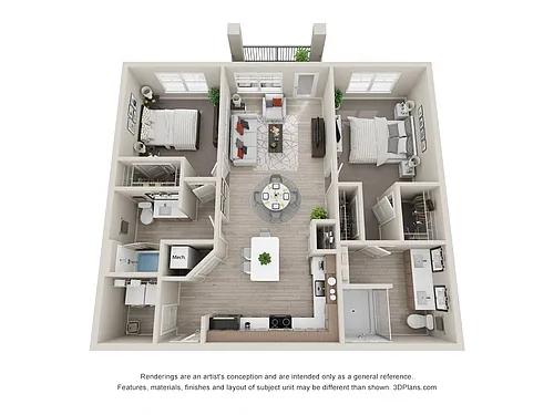 Floor plan B1
