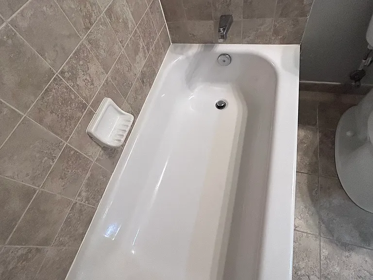 Half bath tub and shower