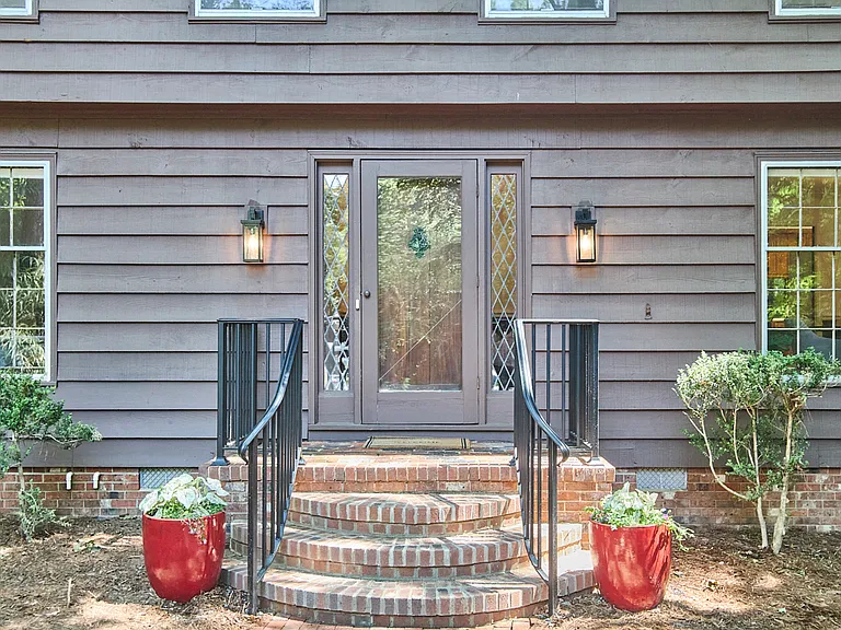 Front entry.