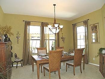 Dining Rm w/Suede Finish
