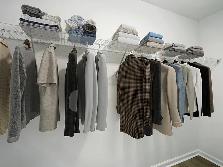 2x2 1150 sqft B1U - Unit 333 - Primary Closet 2x2 1150 sqft B1U - Unit 333 - Primary Closet