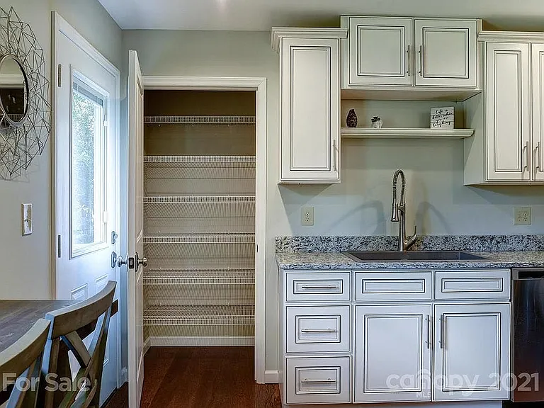 Ample pantry storage.