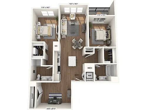 Floor plan B04-D-Base Collection