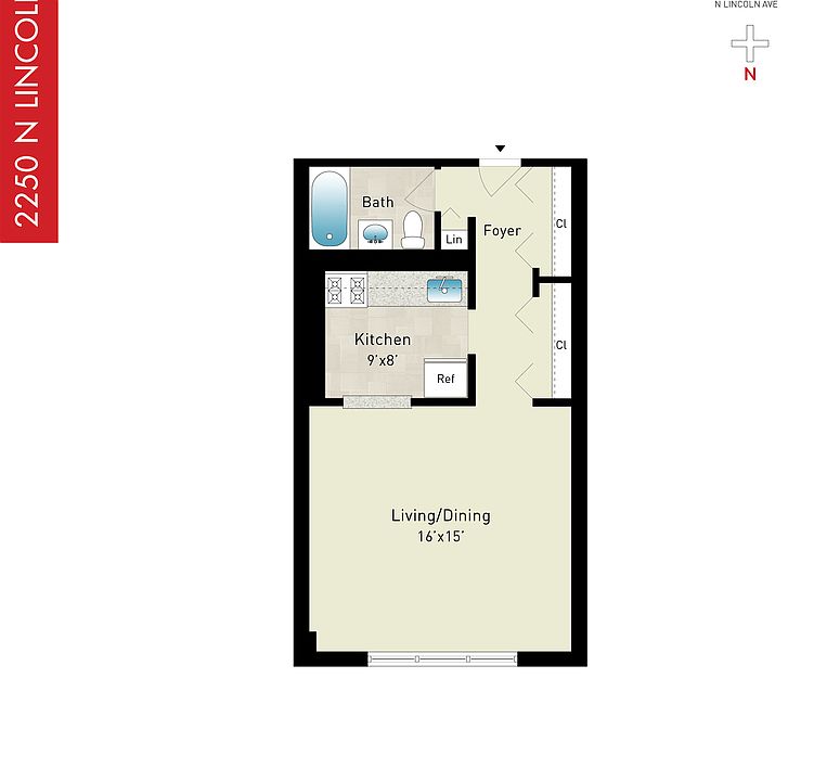 1st image of 2250 N Lincoln Ave APT 302