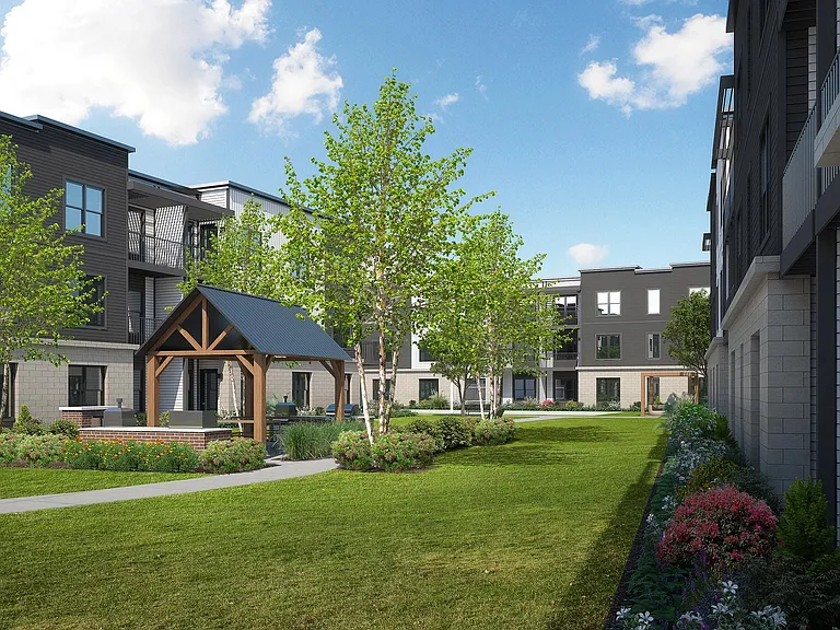 Tempo Courtyard Rendering
