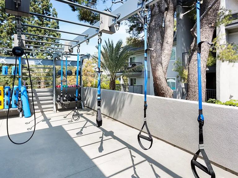 South Clubhouse outdoor fitness area