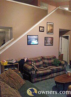 living room recently painted