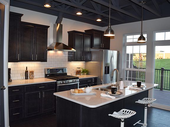 Kitchen upgrade package with similar finishes